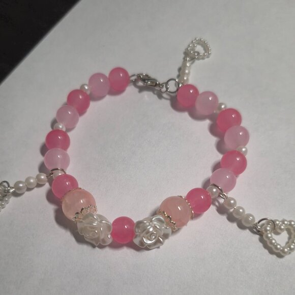 Handmade cupid charm bracelet - Picture 2 of 6